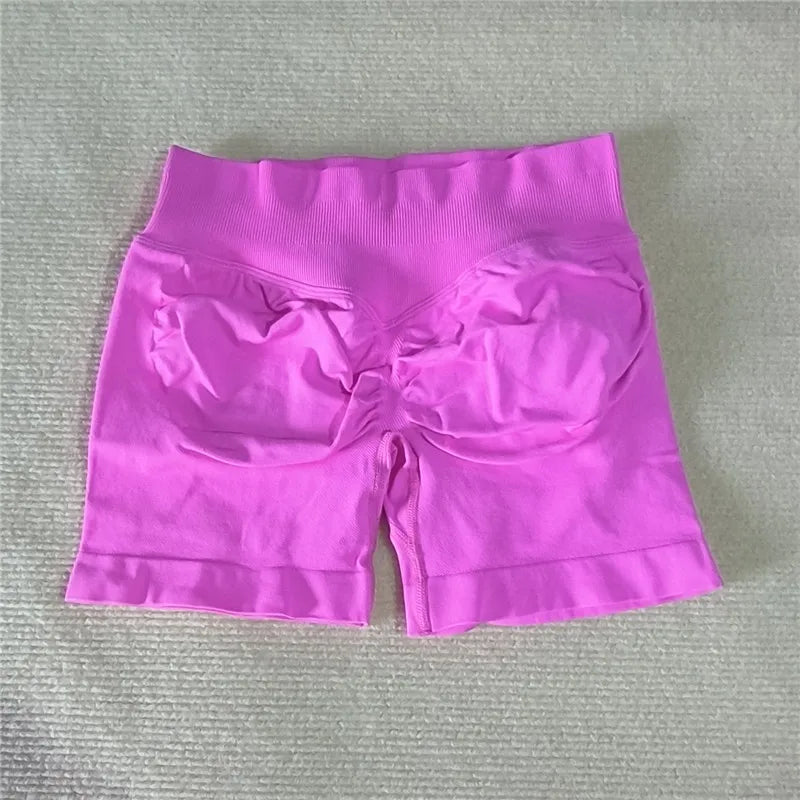 Gym Impact Running Shorts Scrunch Butt Shorts Women Biker Cycling Shorts Seamless Leggings Sexy Athletic Yoga Shorts - Tasawoq