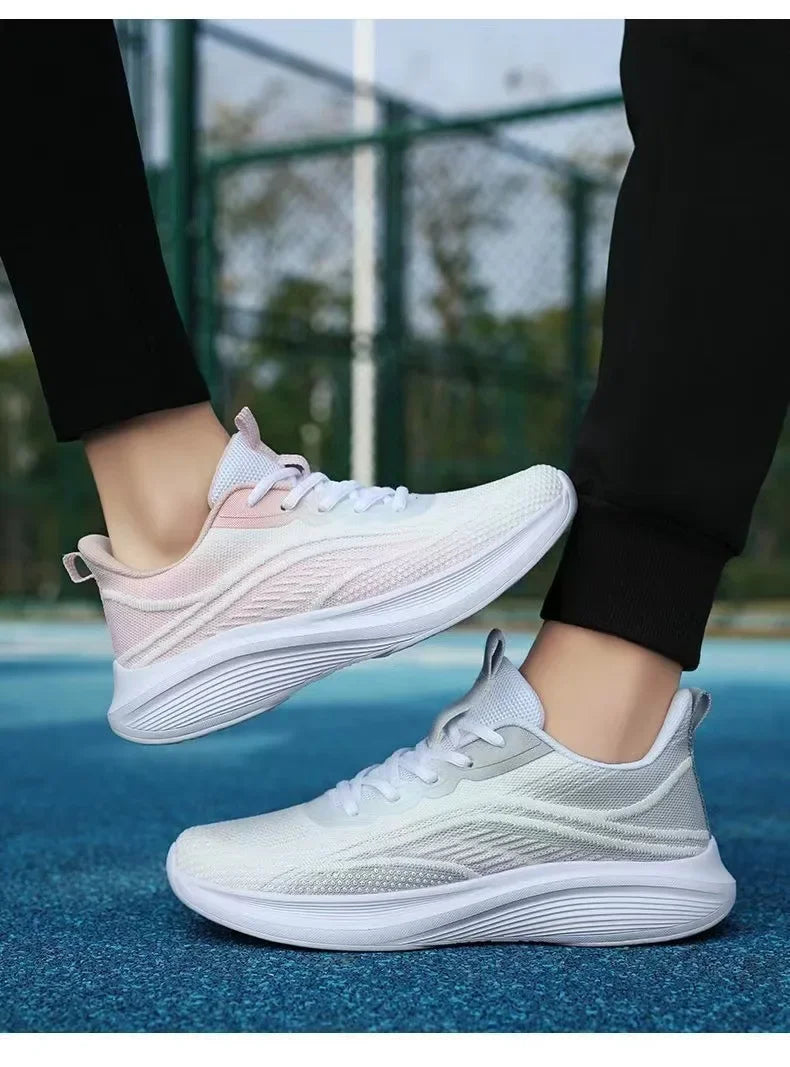 Casual Running Summer Fashion Anti Slip Hiking Mesh Breathability Athletic Shoe Tennis Woman Trend 2024 Woman Sneakers Couple - Tasawoq