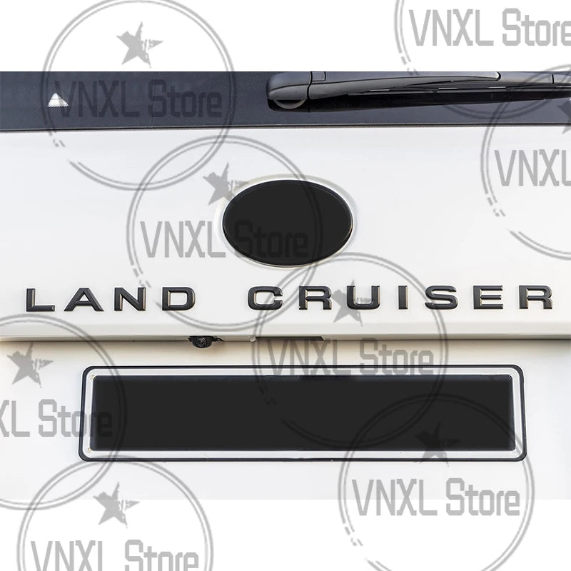 Car-Styling For Land Cruiser Letter 3D Metal Stickers 3M Adhesive Backing Car Trunk Body Emblem Auto Lettering Decals Accessorie