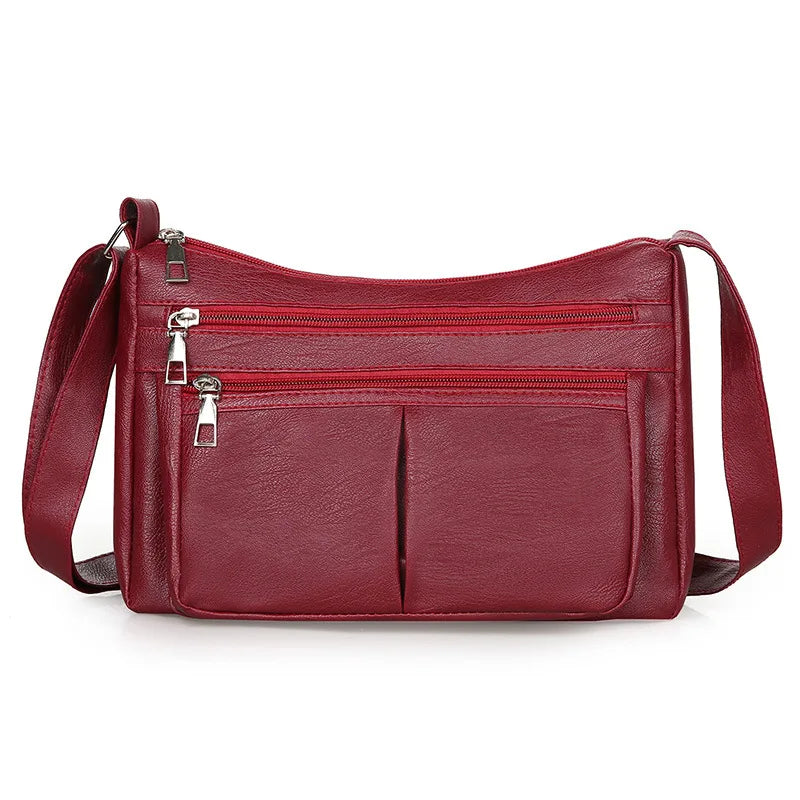 Women's Bag 2025 Trend Korean Handbags Designer Luxury Brand Ladies Shoulder Bags Soft Leather Fashion Versatile Crossbody Bag - Tasawoq