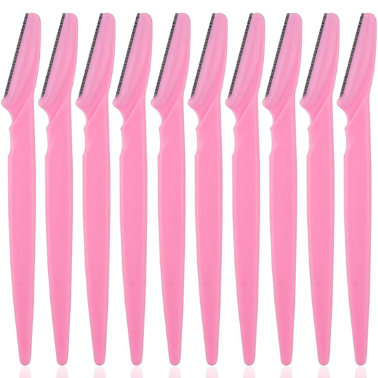 3/4/10Pcs Eyebrow Trimmer Face Blade Shaver Portable Eye Brow Epilation Hair Removal Safety Eyebrow Cutting Woman Makeup Tools - Tasawoq