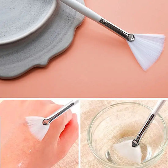 Fireflies DIY Face Mask Brush Set Soft Applicator Brushes Makeup Tools Includes Soft Fan Facial Brushes Acid Applicator Brush - Tasawoq