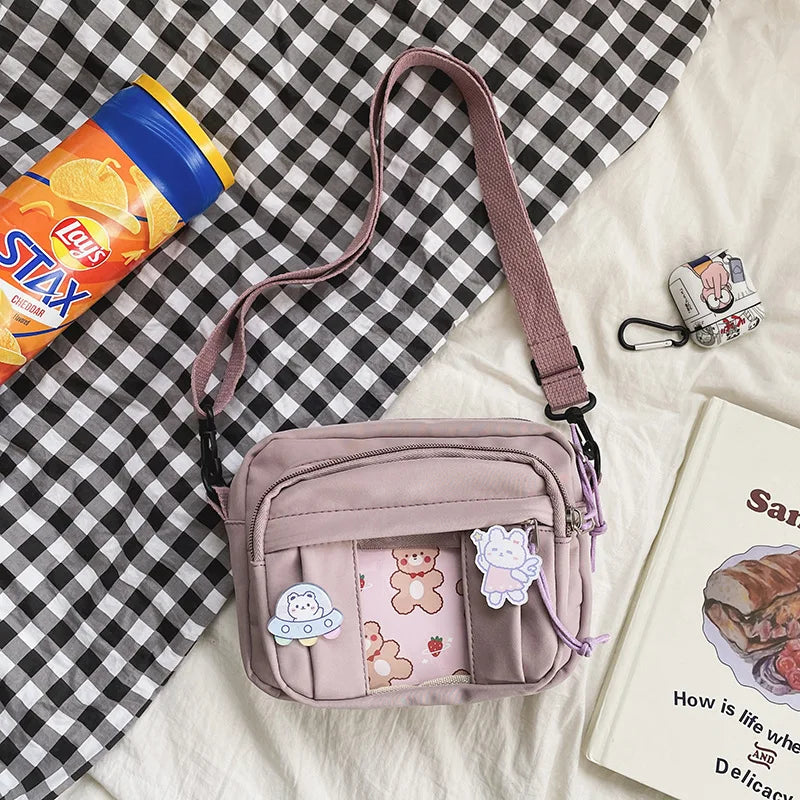 New Kawaii Bag Girls 2025 New JK Transparent Bag Small Crossbody Bag For Women Purses and Handbags Shoulder Bag Itabag Bolso - Tasawoq