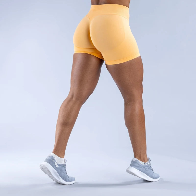 Gym Impact Running Shorts Scrunch Butt Shorts Women Biker Cycling Shorts Seamless Leggings Sexy Athletic Yoga Shorts - Tasawoq