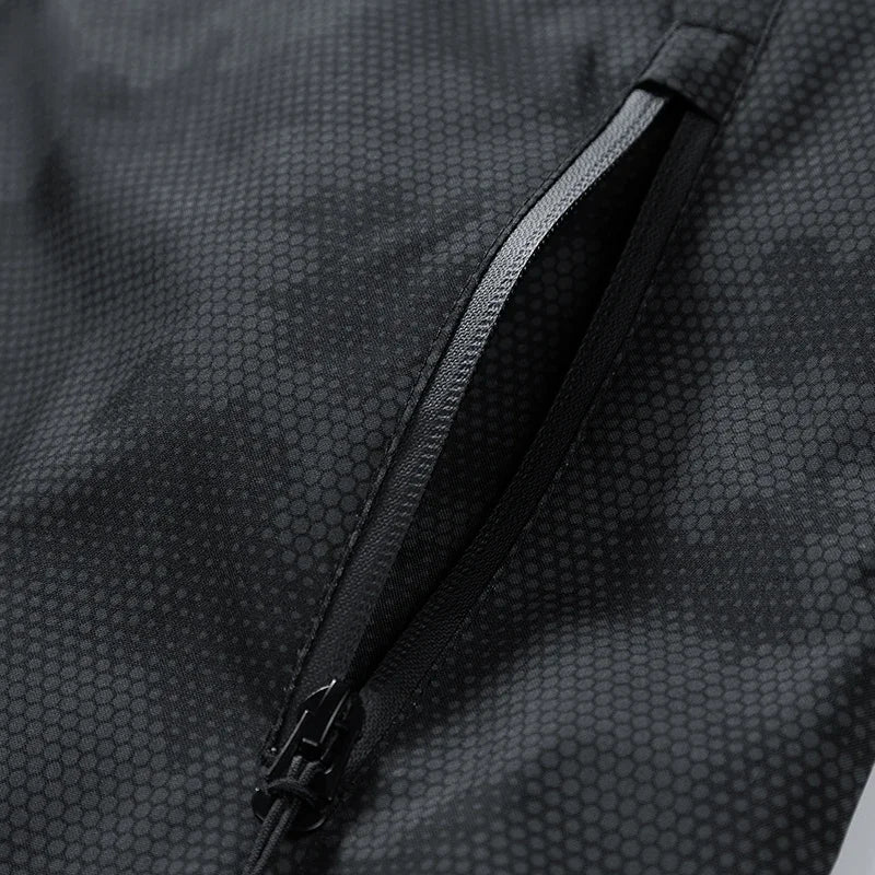 Hooded Hiking Jacket Men Outdoor Bomber Jackets Waterproof Windbreaker 2024 Spring Autumn Sports Casual Cargo Jackets Mens Coats - Tasawoq