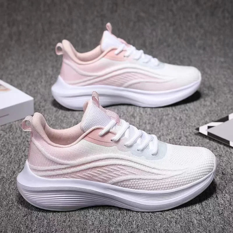 Casual Running Summer Fashion Anti Slip Hiking Mesh Breathability Athletic Shoe Tennis Woman Trend 2024 Woman Sneakers Couple - Tasawoq