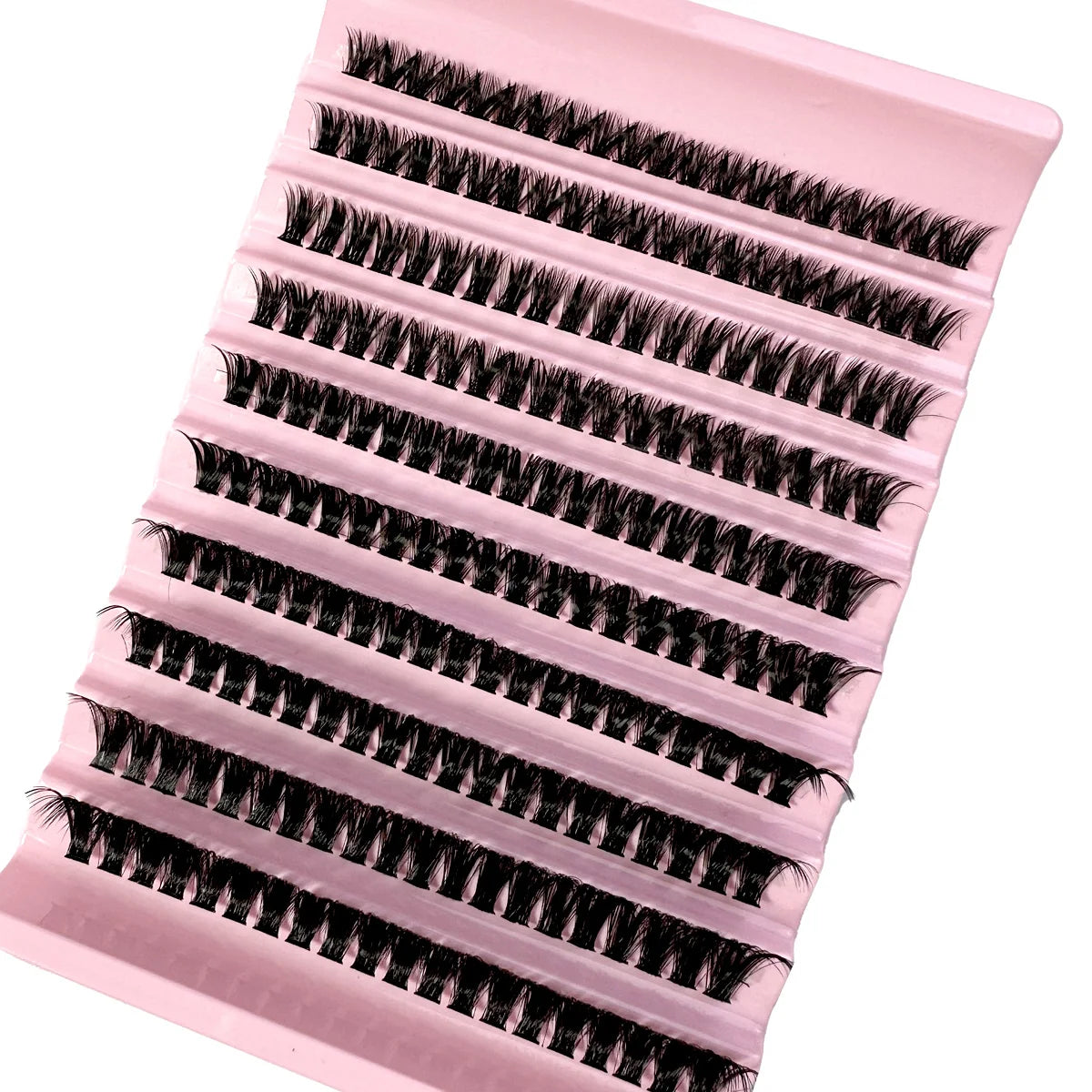 Faux Mink Eyelashes 540Cluster C Curled 9-16mm Mixed Natural Eyelash Extension 3D Russian Strip Personal Eyelash Makeup Tool - Tasawoq