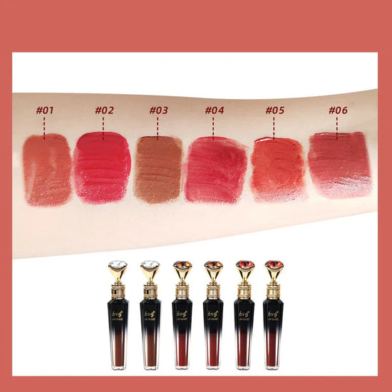Lip Gloss Durable Moisturizing Waterproof Non-fading Non-stick Cup Color Durable Velvet Matte Lip Gloss Cosmetics For Women - Tasawoq