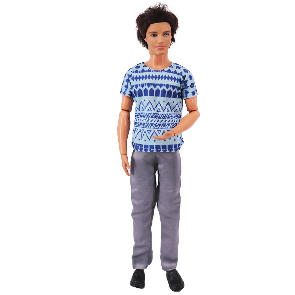 25 Style Ken 11.5inch Doll Clothes Sportswear Prince's Daily Clothing Overcoat for Babi 30 Cm Ken Boy Clothes,Birthday Present - Tasawoq