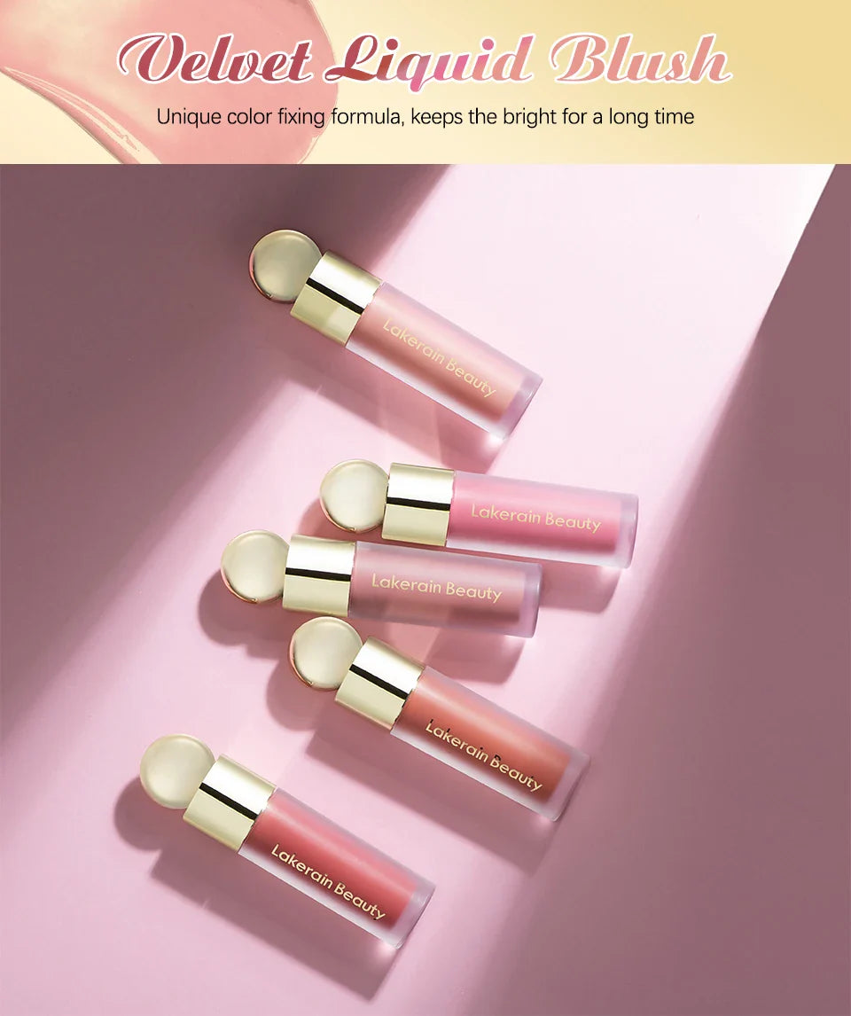 Blush Liquid Blusher Real Makeup Blush Matte Palette Blusher Cosmetics Products Liquid Cream Stick Pink Face raremakeup Beauty - Tasawoq