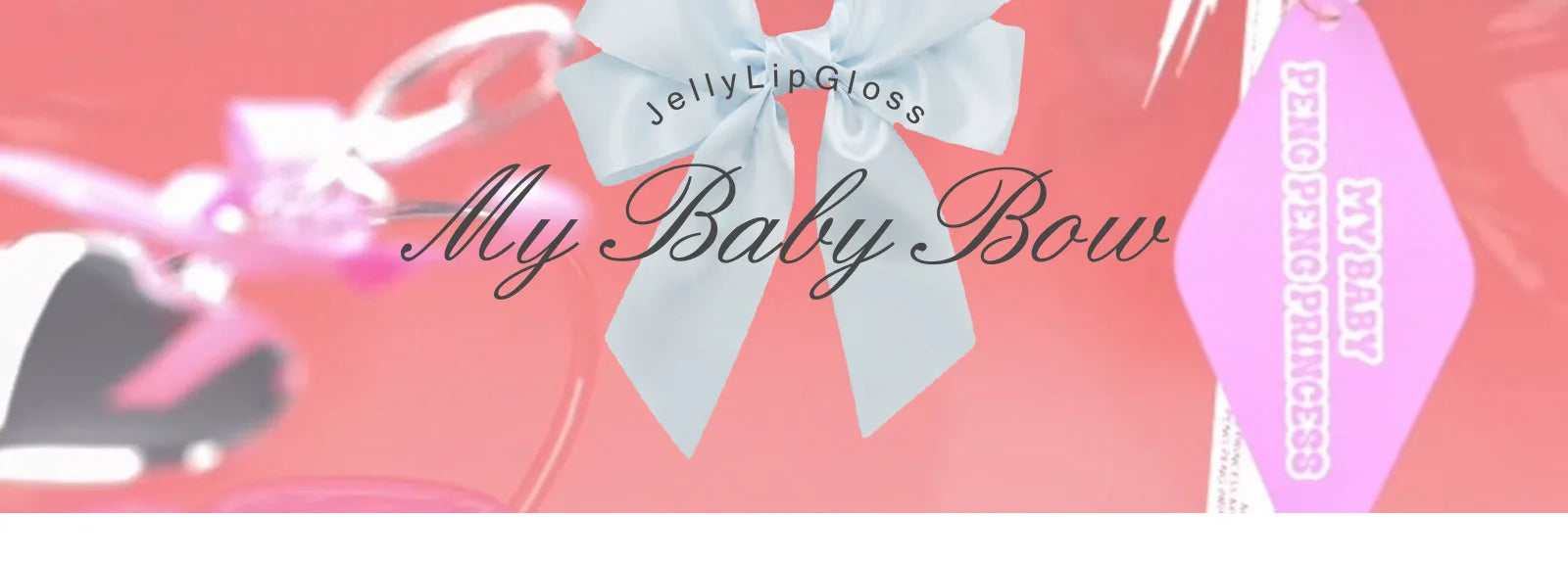 FLORTTE & My Baby Bow 10-color jell ylip gloss palette lipstick lip glaze - Tasawoq