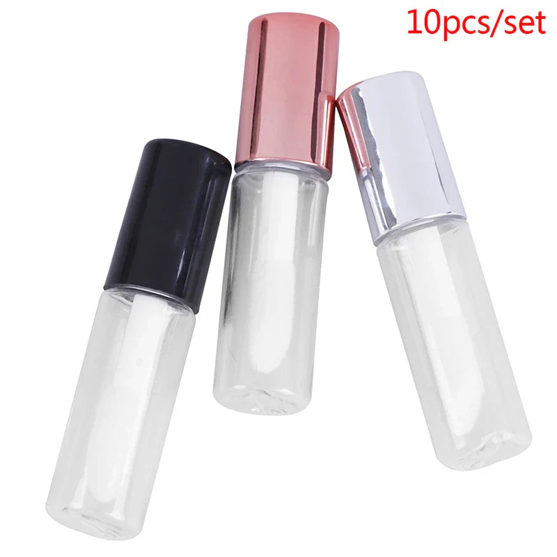 10pcs 1.2ML Empty Lip Gloss Tube Plastic Refillable Bottles Liquid Lipstick Container lipgloss Sample Bottle - Tasawoq