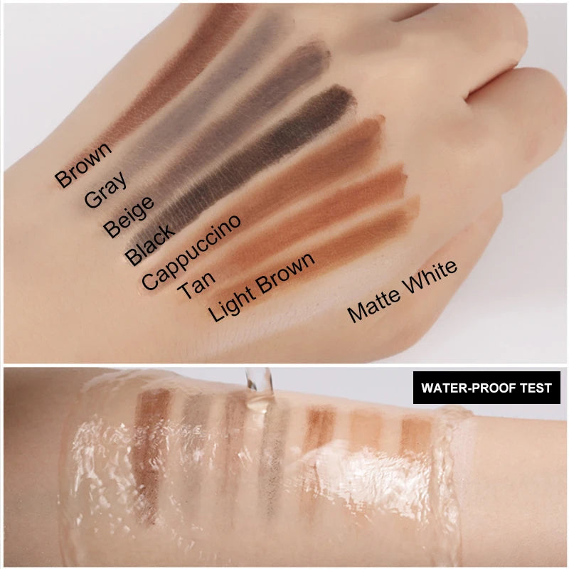 1PC Eyebrow Pencil Waterproof Microblading Eyebrow Pen Tint Tattoo Eyebrows Makeup 6 Colors Natural Long Lasting Eye Brow Pencil - Tasawoq