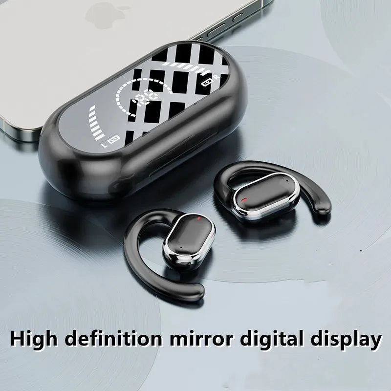 X91 X93 New Wireless Bluetooth Earphones with High Sound Quality Long Battery Life and Hanging Ear Digital Display Screen - Tasawoq