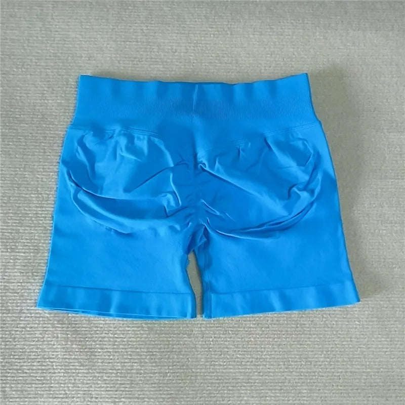 Gym Impact Running Shorts Scrunch Butt Shorts Women Biker Cycling Shorts Seamless Leggings Sexy Athletic Yoga Shorts - Tasawoq