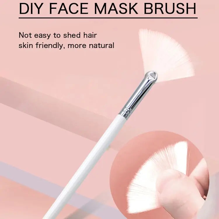 Fireflies DIY Face Mask Brush Set Soft Applicator Brushes Makeup Tools Includes Soft Fan Facial Brushes Acid Applicator Brush - Tasawoq