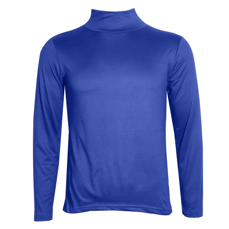 Thermal Underwear Tops Men Winter Clothes Thermal Shirt Autumn Men's Winter Tights High Neck Thin Slim Fit Long Sleeve T-shirt - Tasawoq