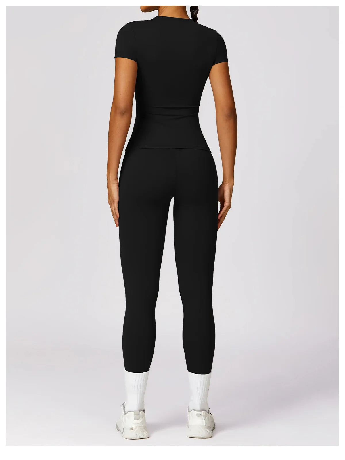 HGC Women's Sports T Shirt Summer Short Sleeve Running Round Neck Breathable Stretchy GYM Yoga Slim Fitness Active Top Tee - Tasawoq