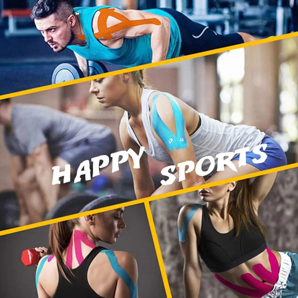 Waterproof Kinesiology Tape for Sports and Muscle Support – 5m Roll - Tasawoq