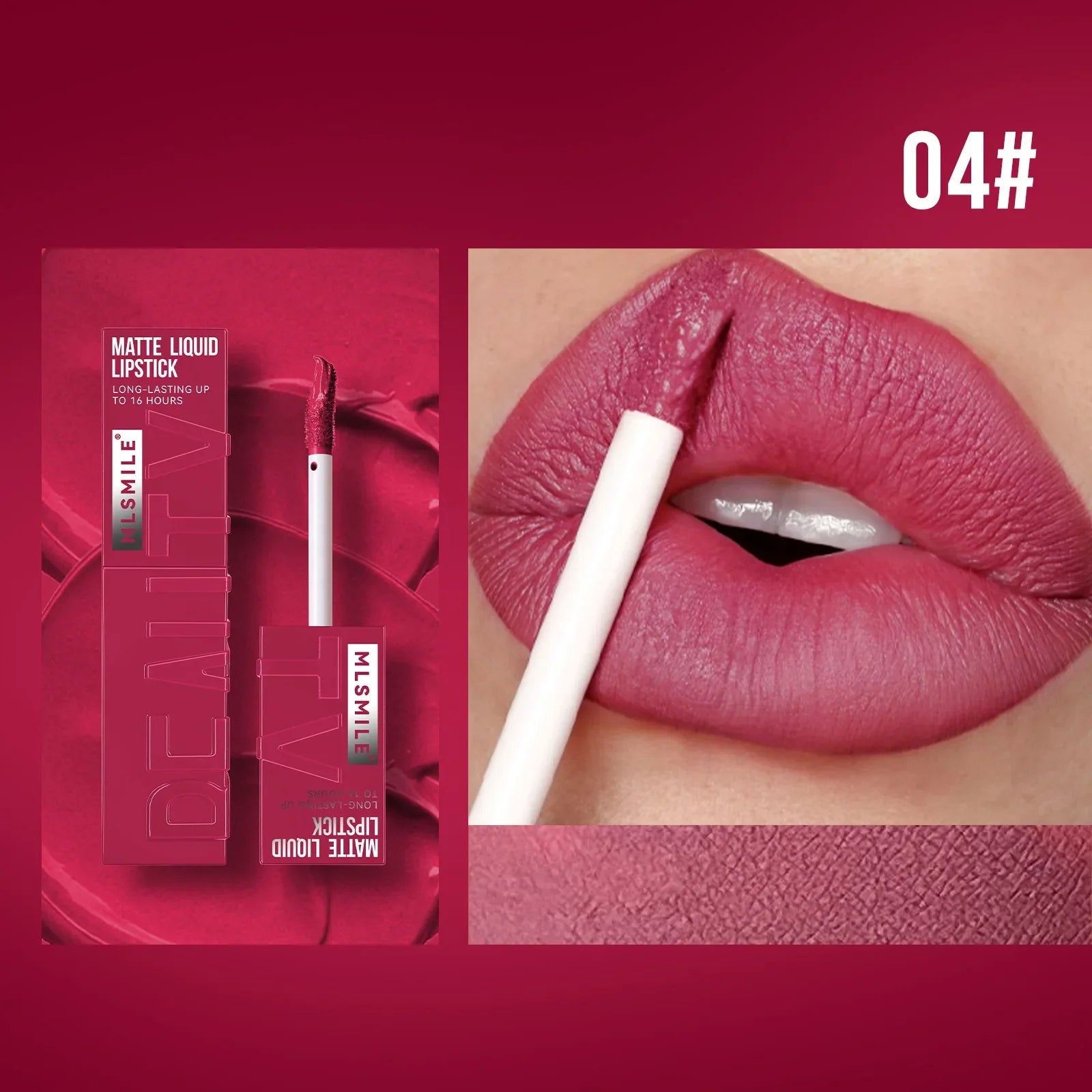 Matte Ink Liquid Lipstick Long Lasting Velvet Nude Lip Gloss Non-stick Cup Waterproof Lips Tint Waterproof Make Up - Tasawoq