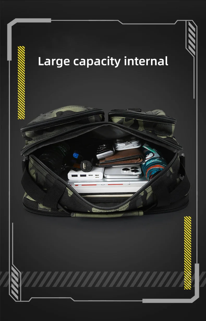 Trekking Tactical Handbags Shoulder Bag Camping for Man Hiking Travel Climbing Fishing Sling Crossbody Outdoor Weekend Molle Bag - Tasawoq