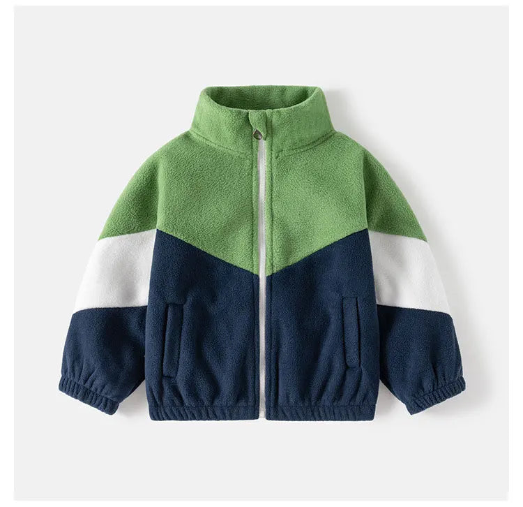 Children's Clothing Autumn Winter Fleece Thicken Warm Outwear Cute Cardigan Jackets Coats for Kids Coats Jackets for Boys - Tasawoq