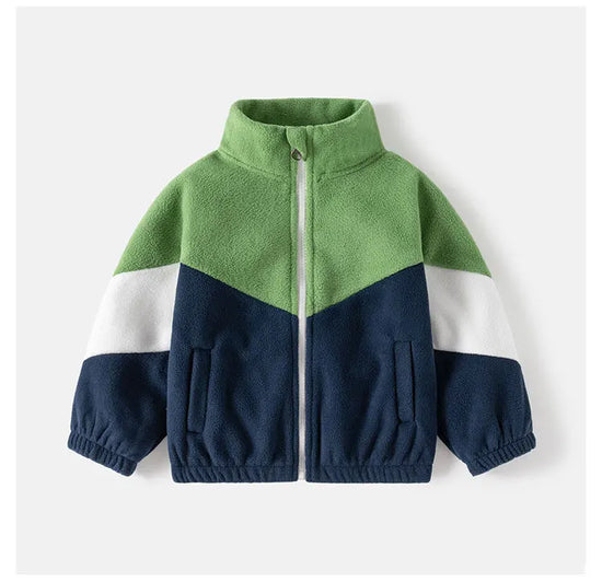 Children's Clothing Autumn Winter Fleece Thicken Warm Outwear Cute Cardigan Jackets Coats for Kids Coats Jackets for Boys - Tasawoq