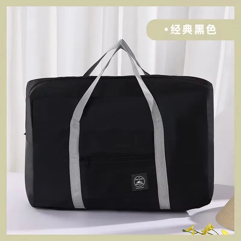 2 Pack Foldable Travel Duffel Bag for Airlines Carry on Bag Weekender Overnight Hospital Tote Bag Gym Duffel Bag Women Men - Tasawoq