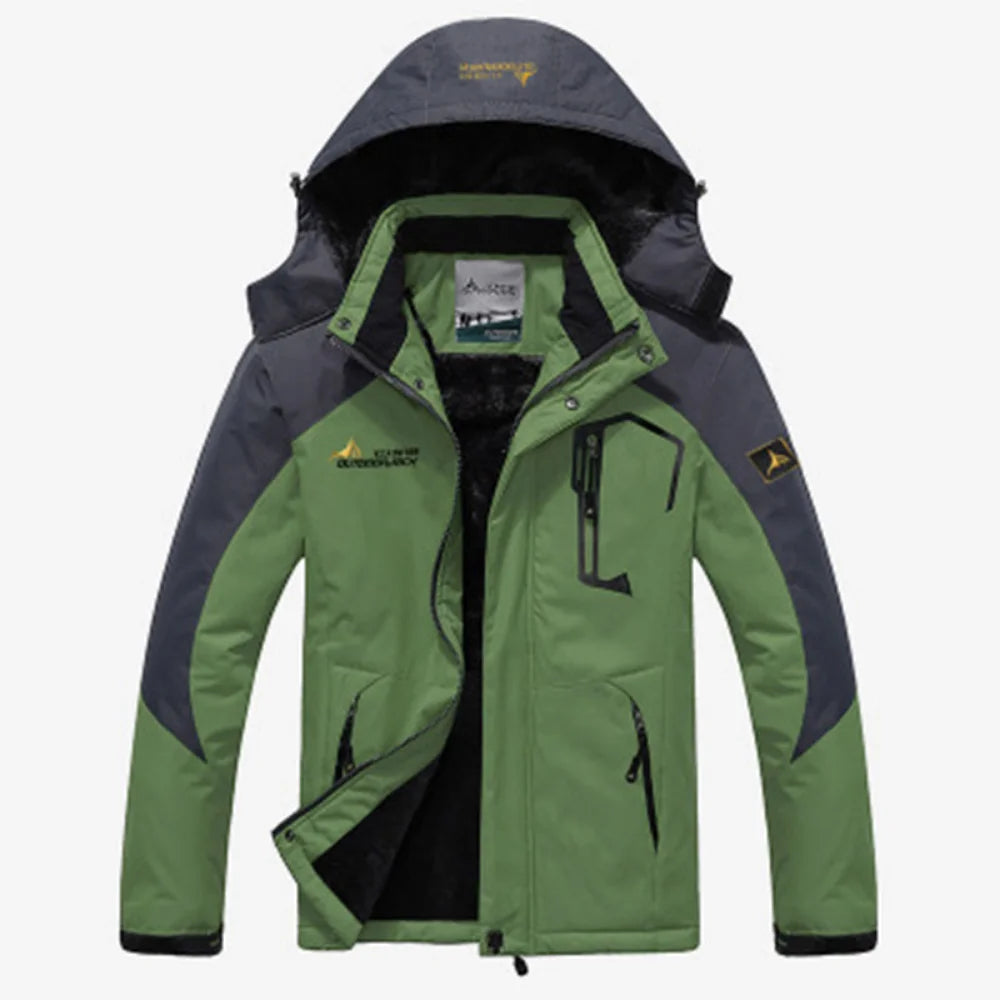Winter Parka Men Windbreak Plus Thick Warm Windproof Fur Coats Male Military Hooded Anorak Jackets Men's Winter Jackets - Tasawoq