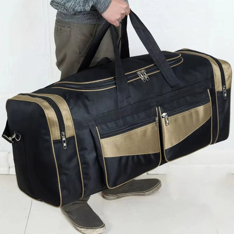 Luggage Travel Bag Gym Fitness Handbags for Women Men Outdoor Sports Shoulder Large Storage Duffel Training Long Distance Bag - Tasawoq
