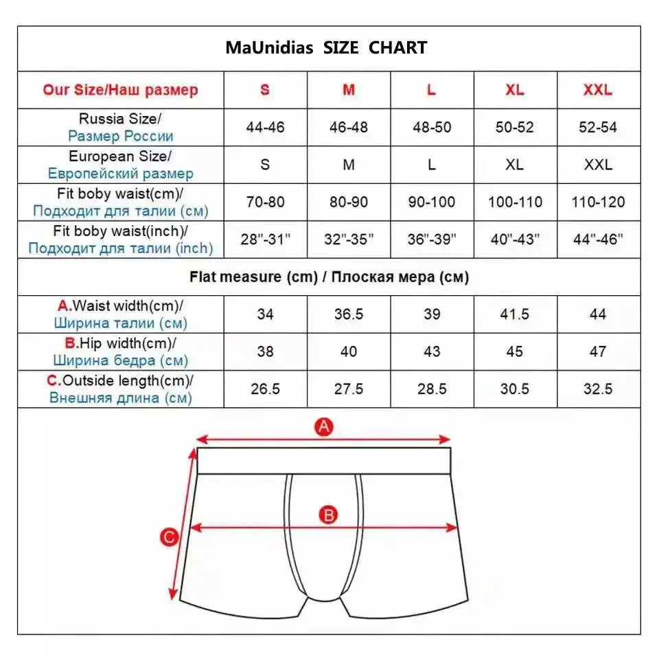 Cotton Print Boxers For Man Underwear Mens Boxer Shorts And Underpants Sexy Men's Panties Plus Size Calecon Homme Brands - Tasawoq