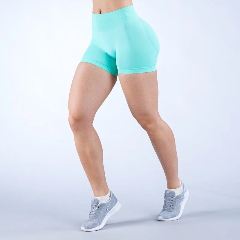 Gym Impact Running Shorts Scrunch Butt Shorts Women Biker Cycling Shorts Seamless Leggings Sexy Athletic Yoga Shorts - Tasawoq