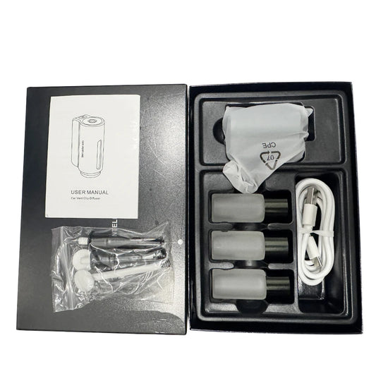 Car Air Freshener Electric Auto Aroma Diffuser Car Air Vent Essential Oil Mist Humidifier Fragrance Diffuser Aromatherapy