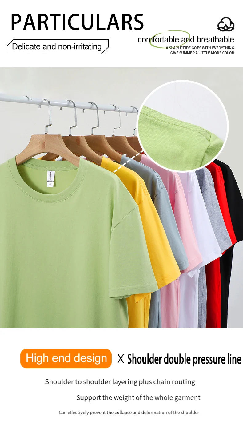 Good Mental State Pure Cotton Short Sleeved t-shirt For Men Women 2024 Summer New Tee Clothes Loose Casual Cartoon Oversized Top - Tasawoq
