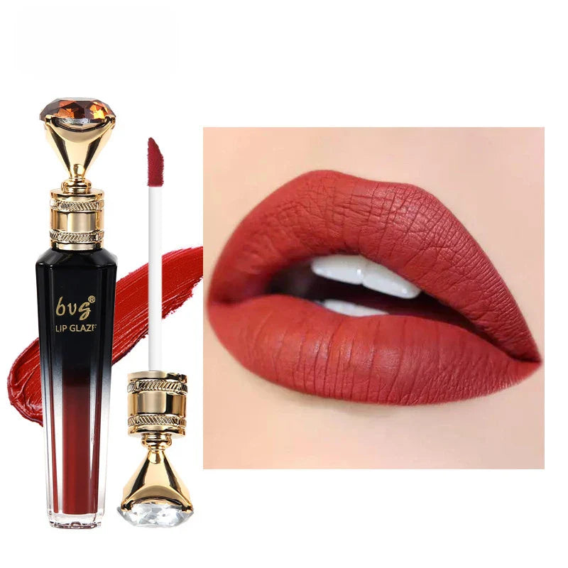 Lip Gloss Durable Moisturizing Waterproof Non-fading Non-stick Cup Color Durable Velvet Matte Lip Gloss Cosmetics For Women - Tasawoq
