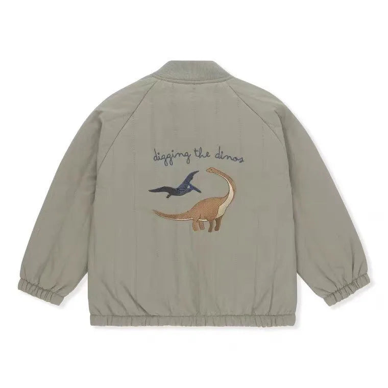 Children's Jackets 2024 Fall And Winter New Cartoon Fashion Boys And Girls Coat Cotton Warm Korean Jacket Children's Clothing - Tasawoq