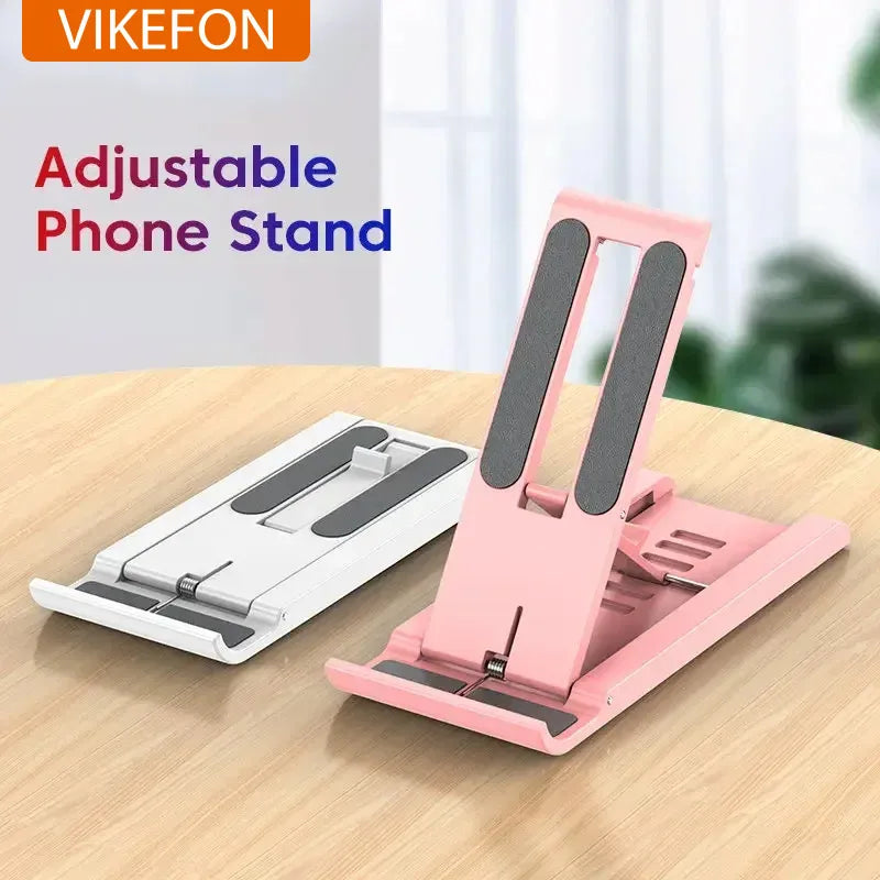 Desktop Phone Holder Stand Foldable Portable Tablet Stand Desk Lazy Bracket For iPhone 13 Pro iPad Mobile Phone Tablet below 12" - Tasawoq