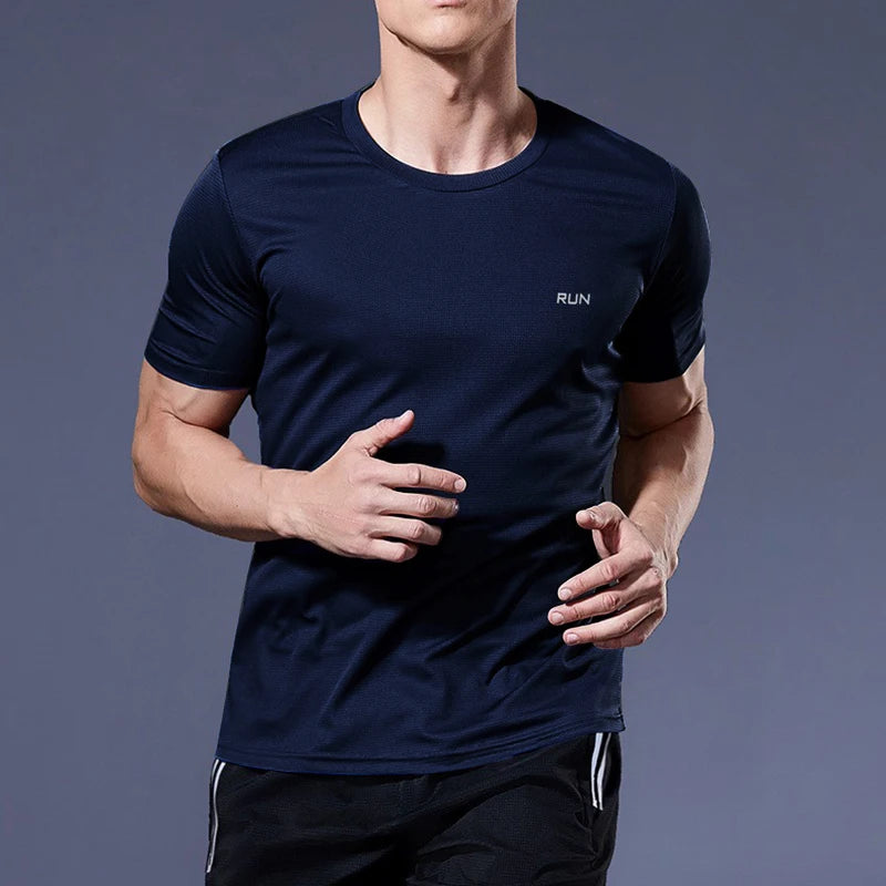 Summer Sport Gym t Shirt Men Quick Dry Running Bodybuilding Shirts Men Short Sleeve Fitness Tops Oversized Brazil t-Shirt Jersey - Tasawoq