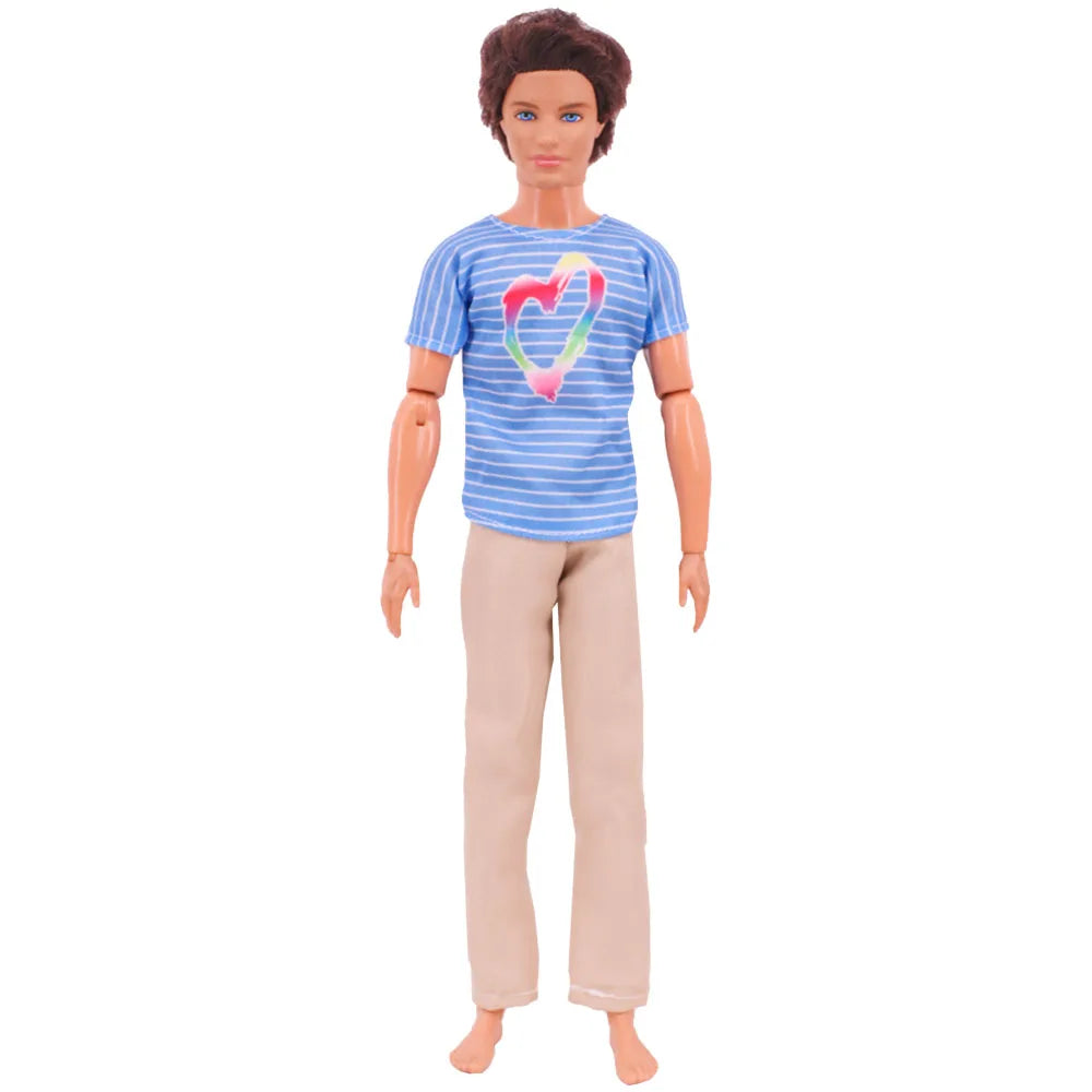 25 Style Ken 11.5inch Doll Clothes Sportswear Prince's Daily Clothing Overcoat for Babi 30 Cm Ken Boy Clothes,Birthday Present - Tasawoq