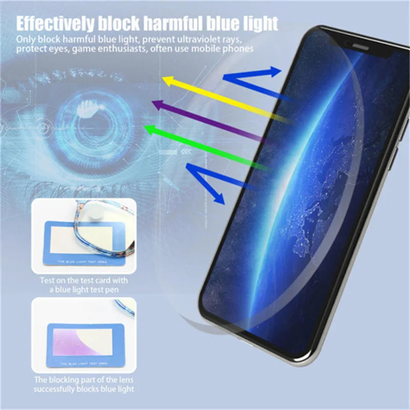2024 New Fashion Men Sunglasses Oversized Frame Women Anti-blue Light Transparent Glasses UV400 Eyewear Flat Mirror Eyeglass - Tasawoq