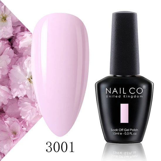NAILCO 15ml Fresh Series Gel Nail Polish Design UV&LED Nail Gel Spring Summer Color Vernis Nail Art Glitter All For Manicure Set - Tasawoq
