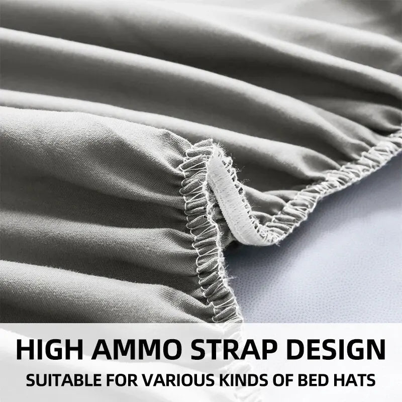 Safe Waterproof Mattress Protector, Soft Comfortable Breathable Solid Color Bedding Mattress Cover Fitted, Machine Washable - Tasawoq