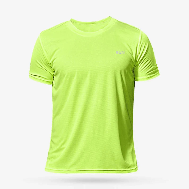 Summer Sport Gym t Shirt Men Quick Dry Running Bodybuilding Shirts Men Short Sleeve Fitness Tops Oversized Brazil t-Shirt Jersey - Tasawoq