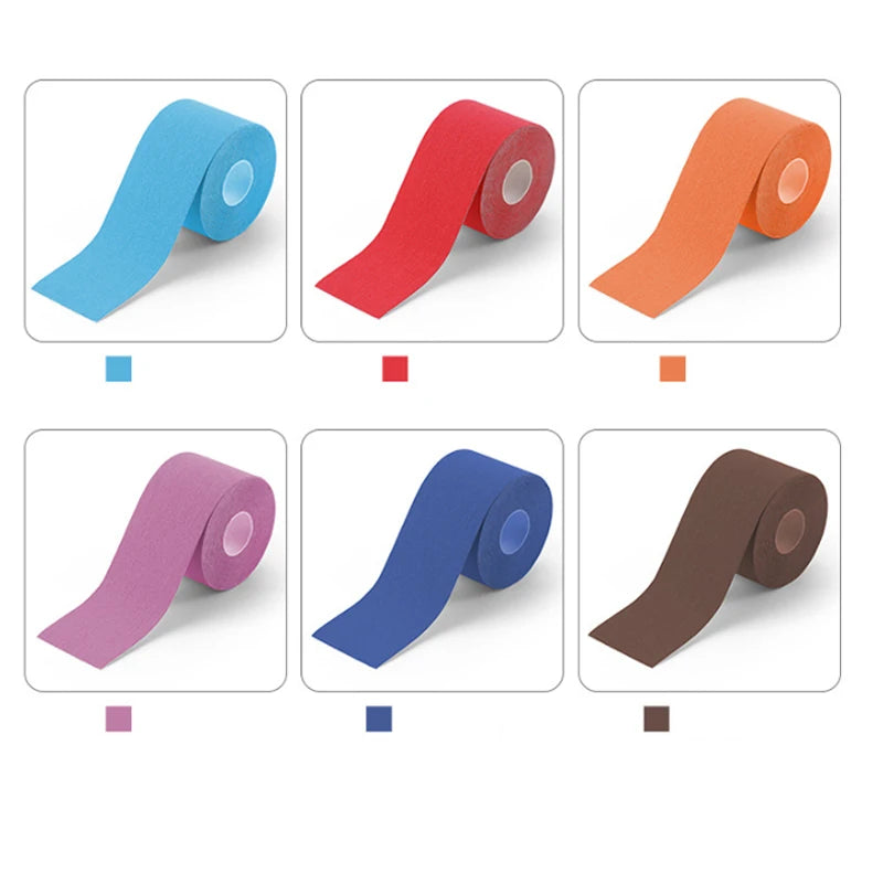 Waterproof Kinesiology Tape for Sports and Muscle Support – 5m Roll - Tasawoq