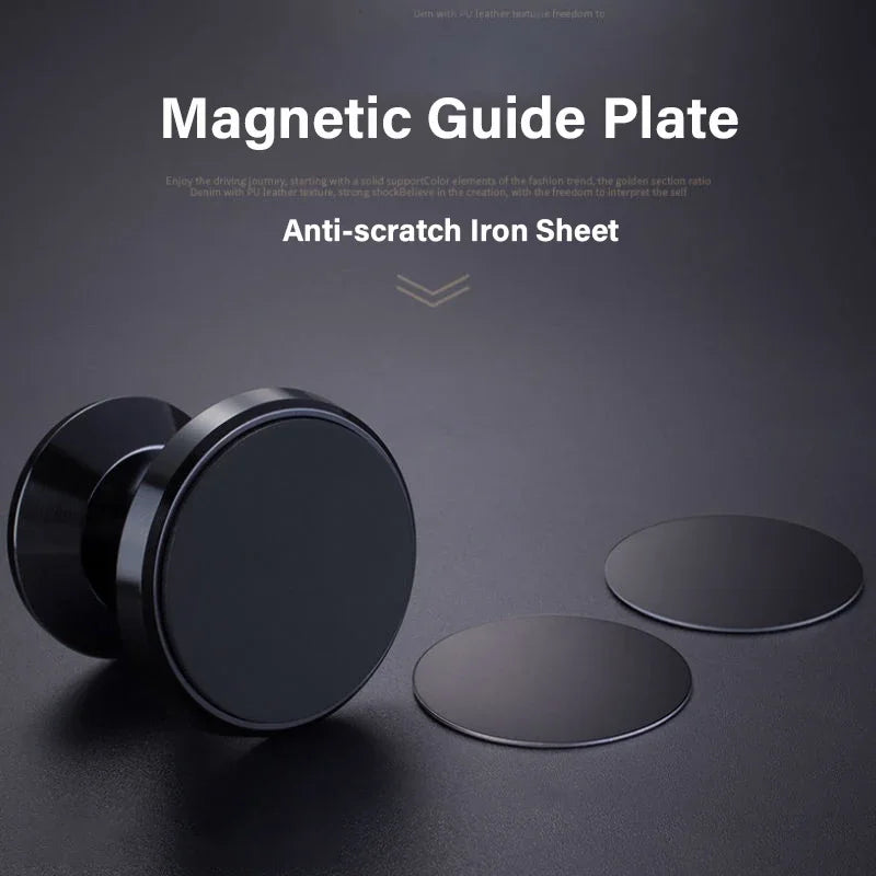 Magnetic Metal Plate For Car Phone Holder Universal Iron Sheet Disk Sticker Mount Mobile Phone Magnet Stand For All Smart Phone