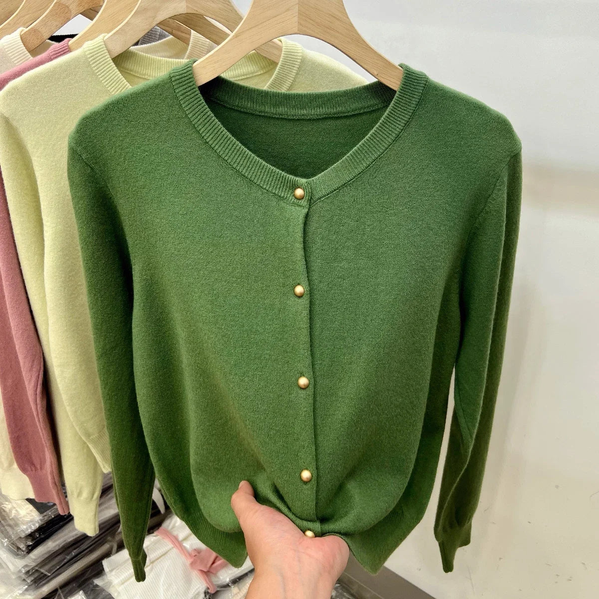 Autumn Winter Long Sleeve Sweaters Women Cardigans O-Neck Knitted Women Sweater Women Tops Knitwear Clothing Fashion JJ01 - Tasawoq