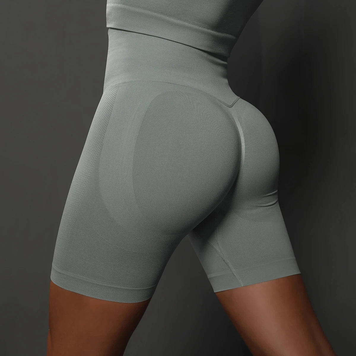 Seamless Shorts for Women Yoga Shorts Push Up Booty Workout Gym Shorts Fitness High Waist Sports Short Women Clothing - Tasawoq