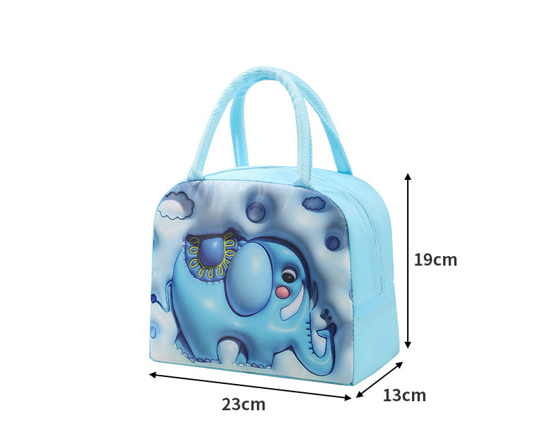 3D Cartoon Lunch Bag Insulated Thermal Food Portable Lunch Box Functional Food Picnic Lunch Bags for Women Kids