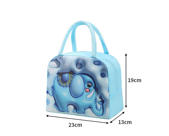 3D Cartoon Lunch Bag Insulated Thermal Food Portable Lunch Box Functional Food Picnic Lunch Bags for Women Kids