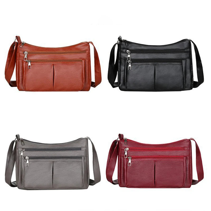 Women's Bag 2025 Trend Korean Handbags Designer Luxury Brand Ladies Shoulder Bags Soft Leather Fashion Versatile Crossbody Bag - Tasawoq